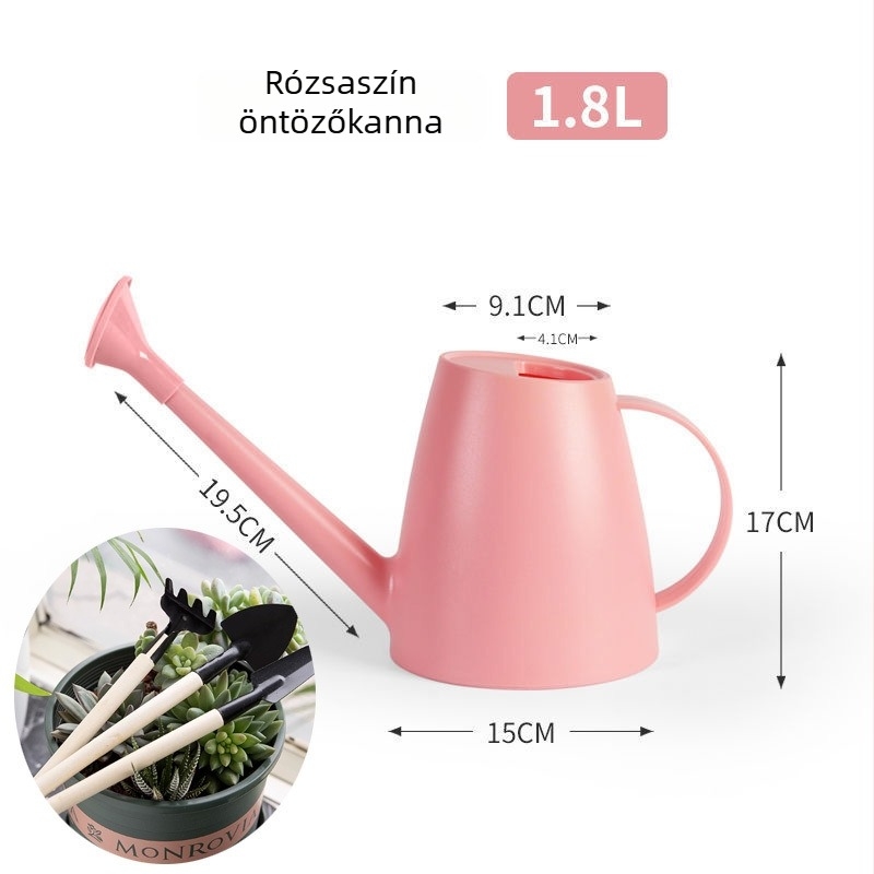 Hosszúcsövű öntöző kanna otthoni kerthez