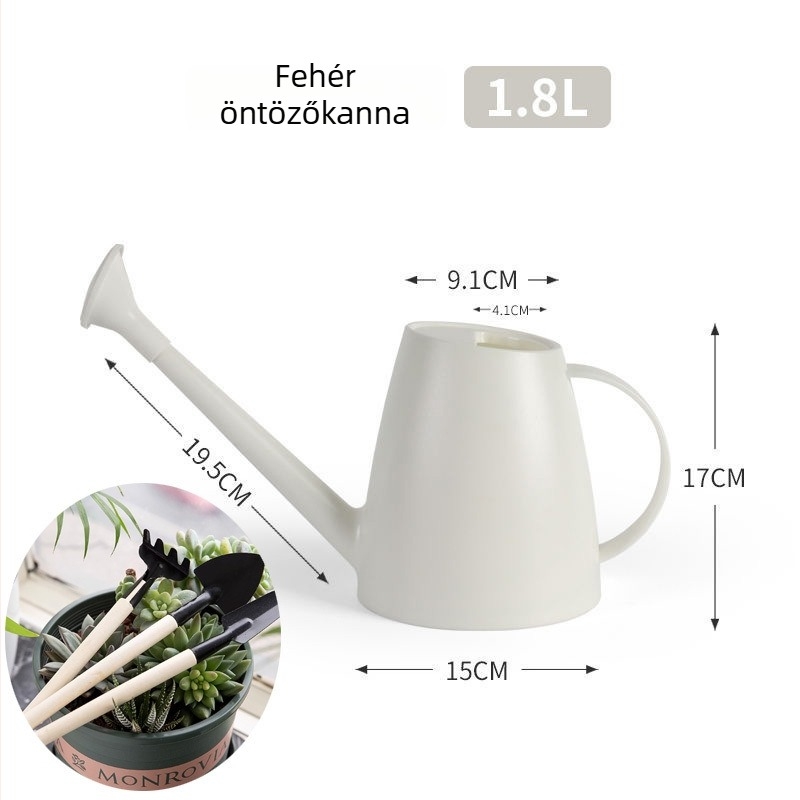 Hosszúcsövű öntöző kanna otthoni kerthez