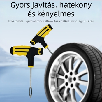 DIY kerékjavító készlet autókhoz, motorkerékpárokhoz és elektromos kerékpárokhoz – sürgősségi tubeless gumijavító eszközök