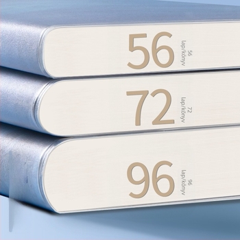B5-ös notesz vast ragasztott kötésű, hallgatói vizsgafelkészítő napló, minimalist Instagram-stílusú napló, friss és egyszerű