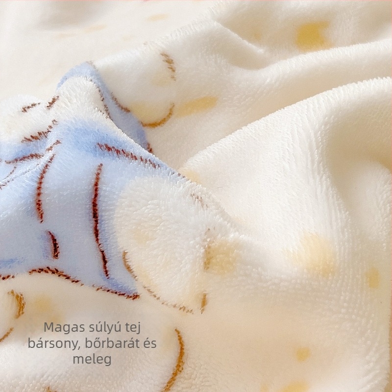 Beptides Tej Velúr Ágynemű Készlet, Három Darab Gyerekeknek és Babáknak – Paplanhuzat, Paplan, Párnahuzat