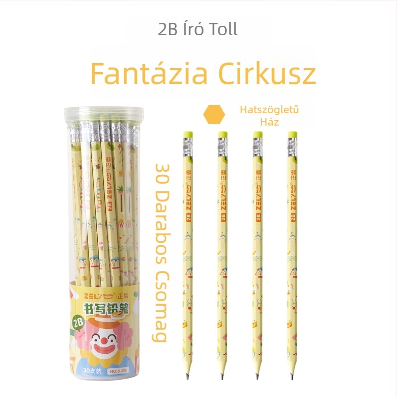 Zhenglin Karikatúra Panda 2B ceruza fogó gyerekeknek – írás és rajzolás