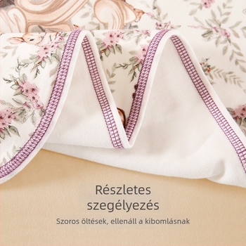 100% pamut újszülött swaddle kendő, vastag, állatmintás, minden évszakban használható
