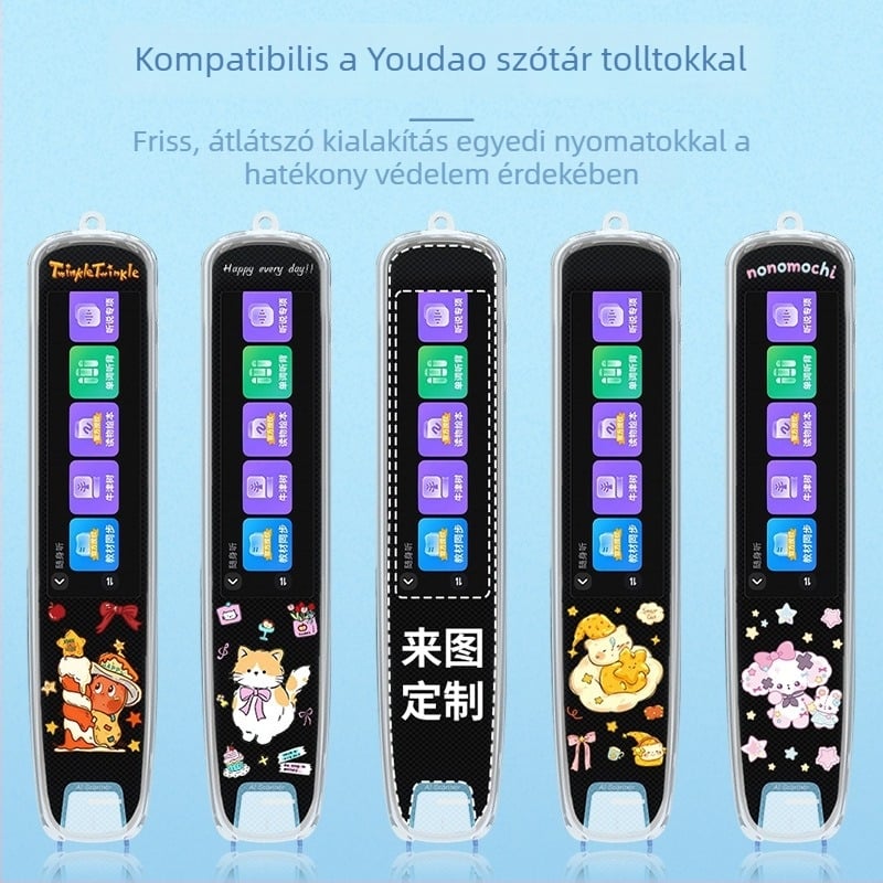 Xuanyue átlátszó tok S6 Pro NetEase Youdao fordítós tollhoz — ütésálló, aranyos и testreszabható