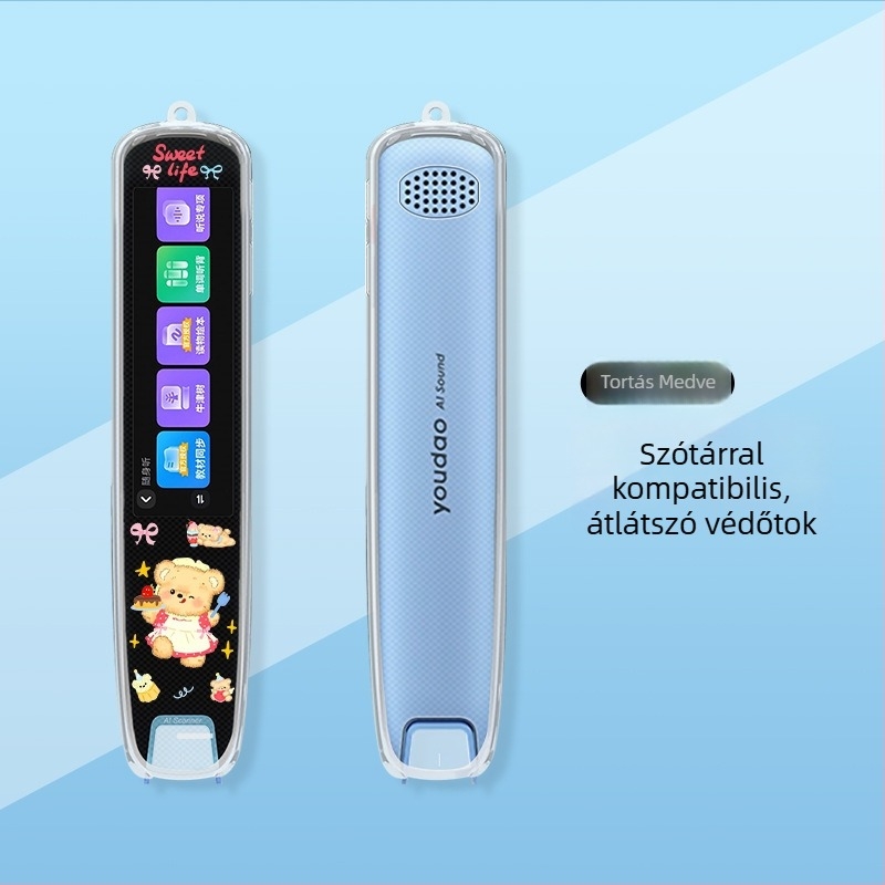 Xuanyue átlátszó tok S6 Pro NetEase Youdao fordítós tollhoz — ütésálló, aranyos и testreszabható