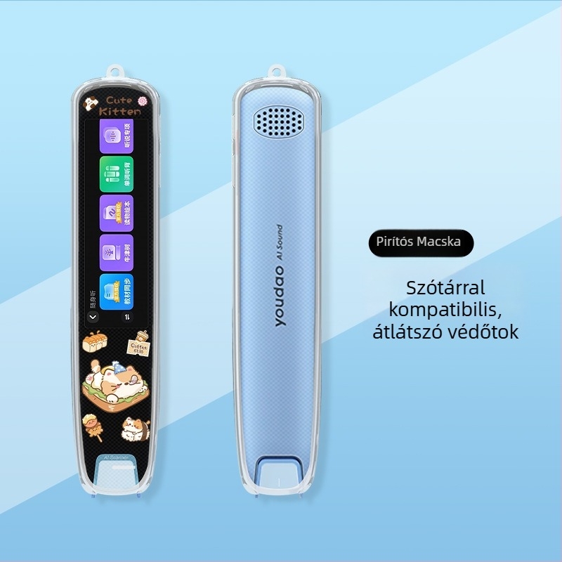 Xuanyue átlátszó tok S6 Pro NetEase Youdao fordítós tollhoz — ütésálló, aranyos и testreszabható