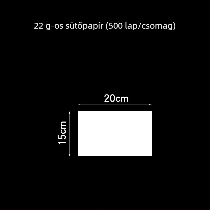 40×60 cm sütőpapír – olajálló, zsírelnyelő, sütéshez