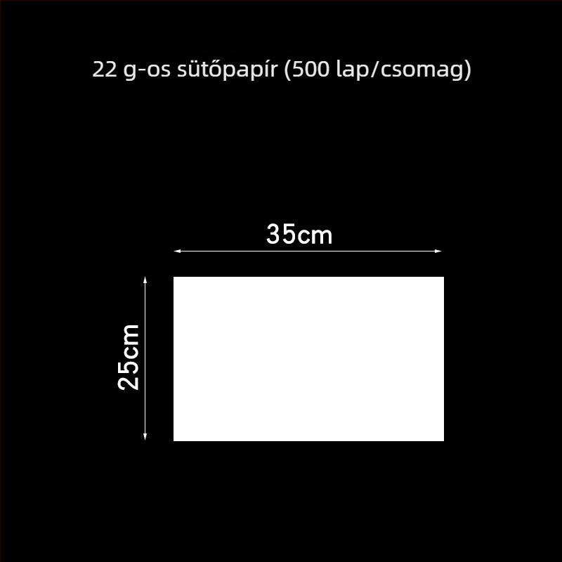40×60 cm sütőpapír – olajálló, zsírelnyelő, sütéshez