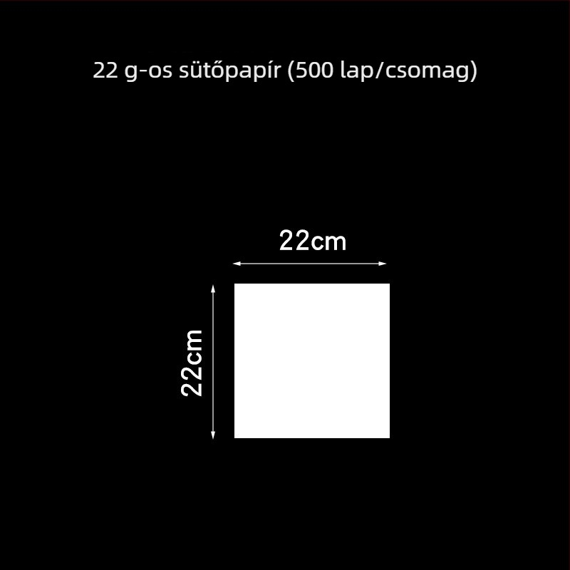 40×60 cm sütőpapír – olajálló, zsírelnyelő, sütéshez