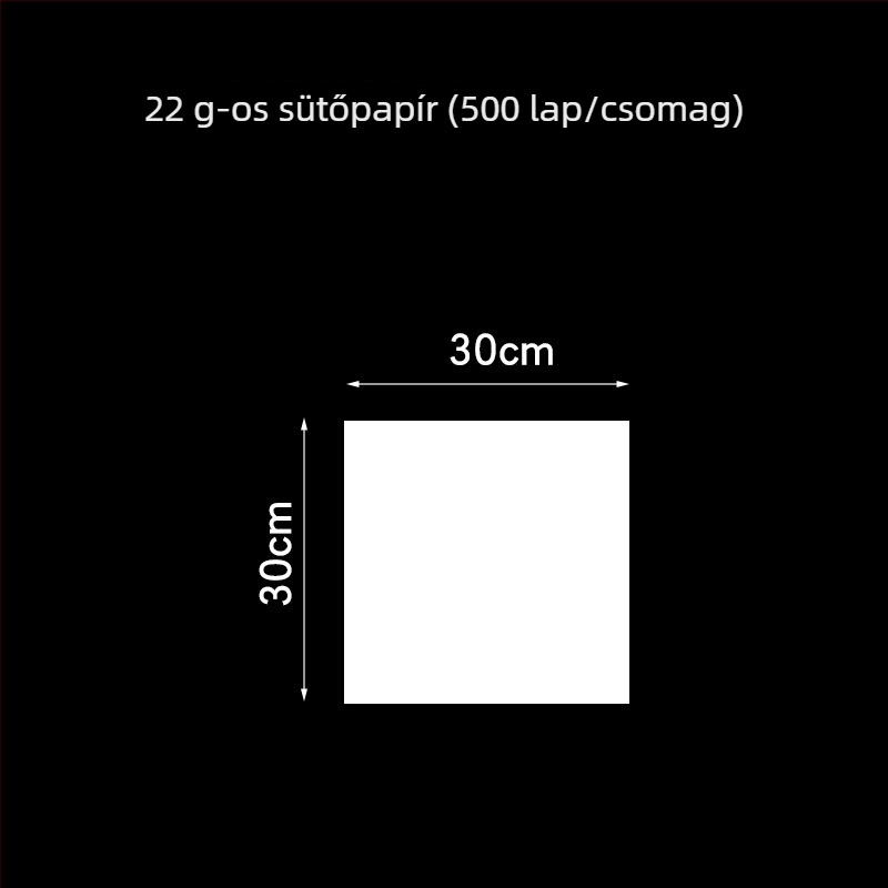 40×60 cm sütőpapír – olajálló, zsírelnyelő, sütéshez