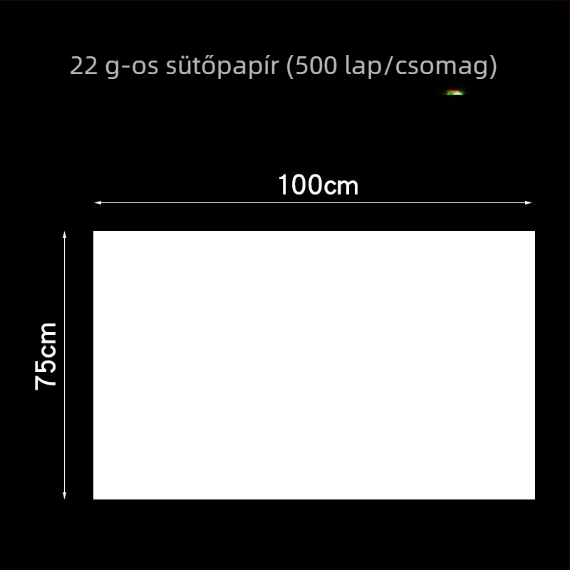40×60 cm sütőpapír – olajálló, zsírelnyelő, sütéshez