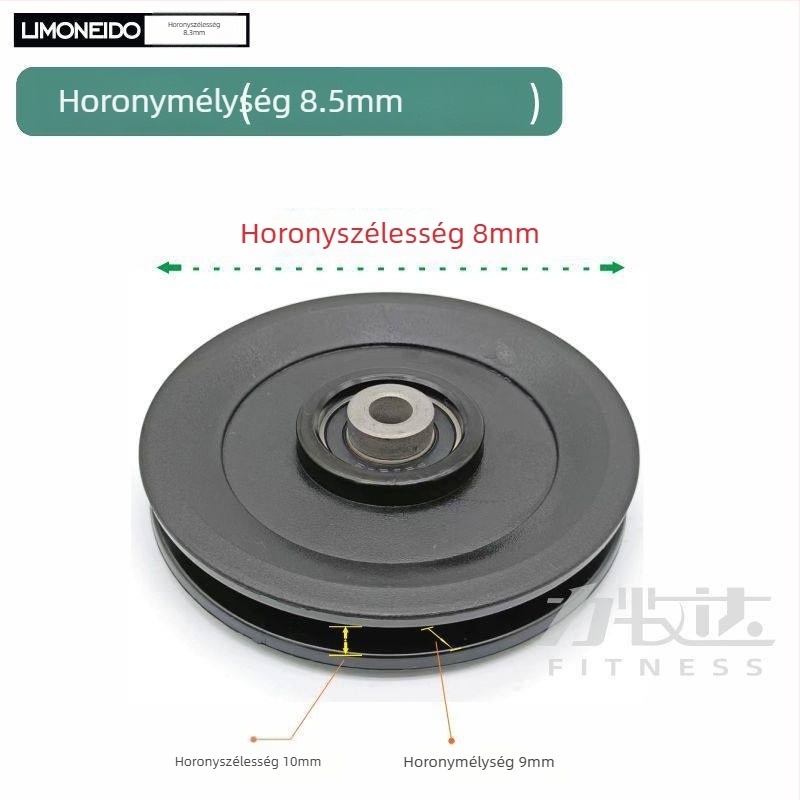 Műanyag nylon csiga edzőfelszereléshez, külső átmérő 50/70/90/95/100/105/115 mm