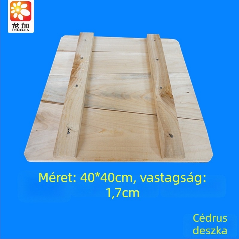Cédrusfa tofu préselő lemez, masszív faból, vastagabb és tartós, tofu préselő forma, háztartási és kereskedelmi használatra