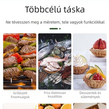Nagy méretű szállítási hőszigetelt doboz, vízálló, olaj- és karcolásálló, mágneses sávval