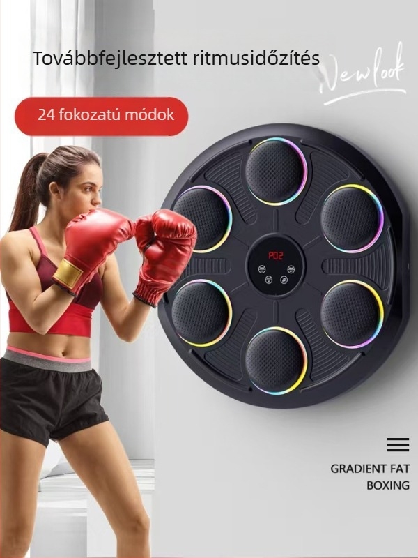Bluetoothos boksz cél falra – edzőfelszerelés felnőtteknek és gyerekeknek