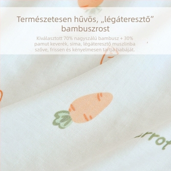Nyári újszülött beburkoló kendő bambuszrost géz anyagból, egyrétegű takaró