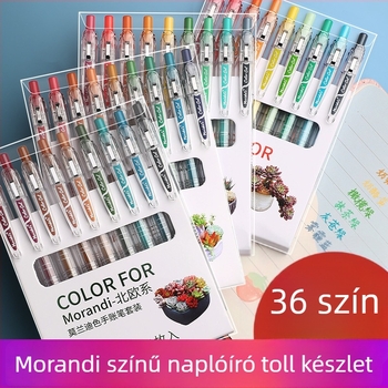 Kattintásos, többszínű gél toll, gyorsan száradó tinta, jegyzeteléshez és kiemeléshez, tartós diákok számára.