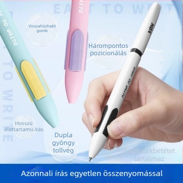 NBX gyorsan száradó gél toll diákoknak, zökkenőmentes írás, általános iskolától középiskoláig