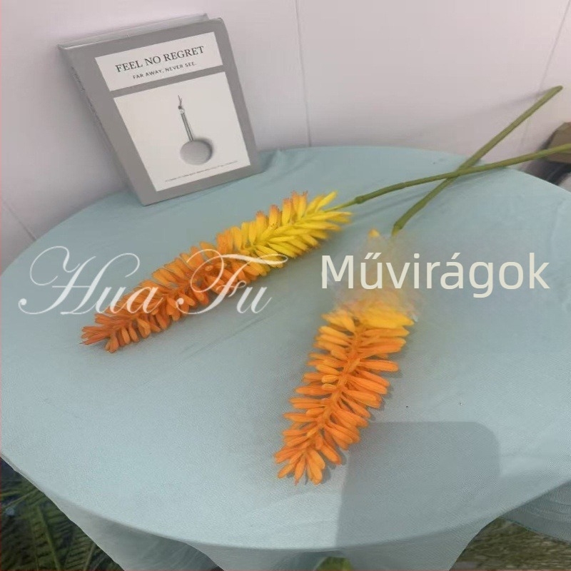 Mesterséges aloe vera virágok új kínai stílusú otthoni dekorációhoz, hotelfotózásokhoz és esküvőkhöz