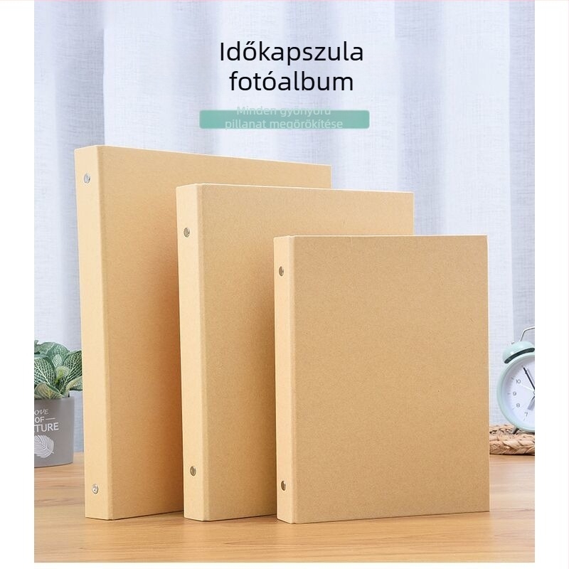 Osztálytársi feljegyzés kötő – ballagási album óvodától az iskoláig, függőleges formátum, A4/A5/B5 méretek, fehér karton rajzoláshoz, DIY