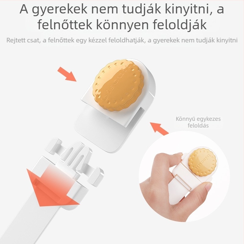 Gyermekbiztonsági zár fiókokhoz és szekrényekhez – csípés elleni védelem, baba védelem