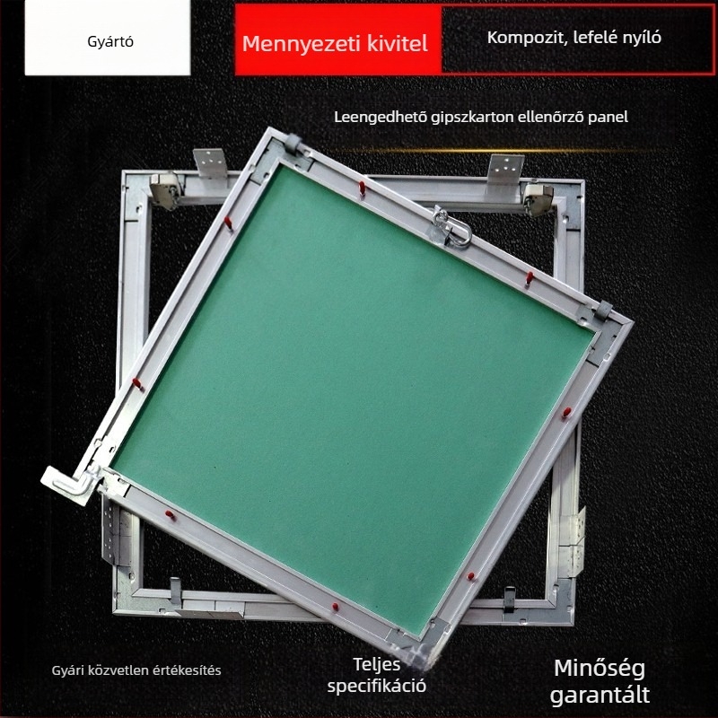 Mennyezetre és falra szerelt, magas minőségű dekoratív ellenőrző nyílás gipszkartonhoz