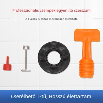 Megvastított csempe szintező tűvel – cserélhető tű, újrahasználható