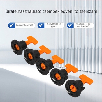 Megvastított csempe szintező tűvel – cserélhető tű, újrahasználható