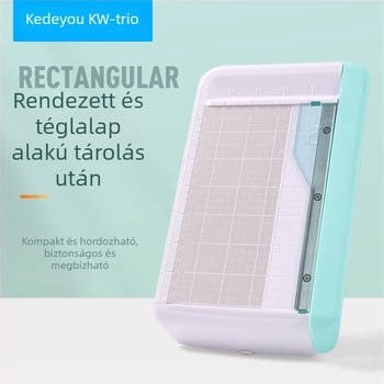 Kompakt fotó- és névjegykártya vágó, hordozható papírvágó, kis vágógép