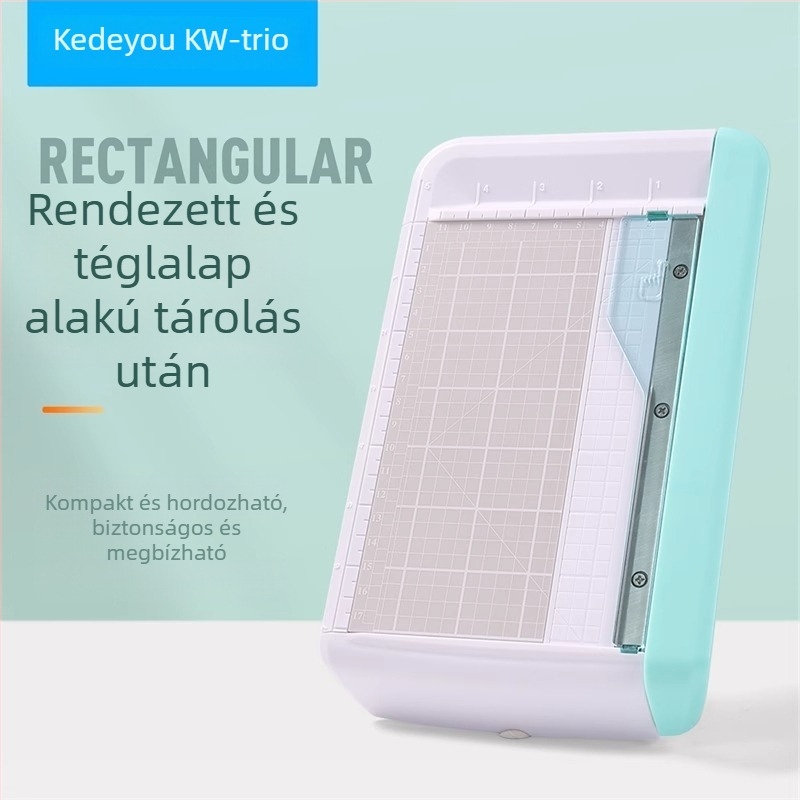 Kompakt fotó- és névjegykártya vágó, hordozható papírvágó, kis vágógép