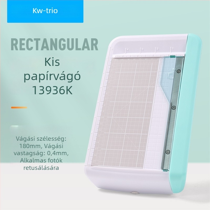 Kompakt fotó- és névjegykártya vágó, hordozható papírvágó, kis vágógép