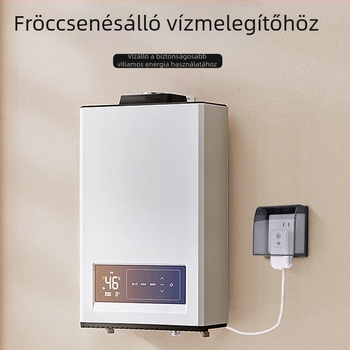 86 típusú vízálló konnektor-doboz önragasztó vízálló fedéllel, fürdőszobához és vécéhez; fröccsenésálló tok intelligens vécéhez