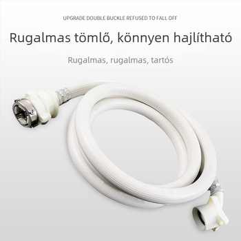 Mosógép vízellátó tömlő hosszabbító, vastított kivitel, robusztus