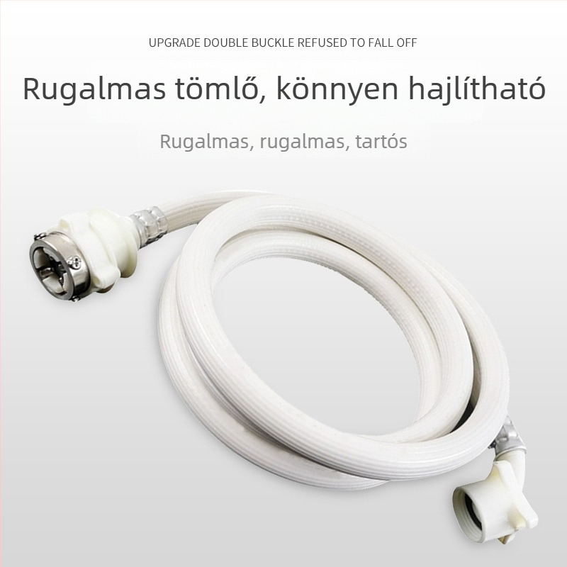 Mosógép vízellátó tömlő hosszabbító, vastított kivitel, robusztus