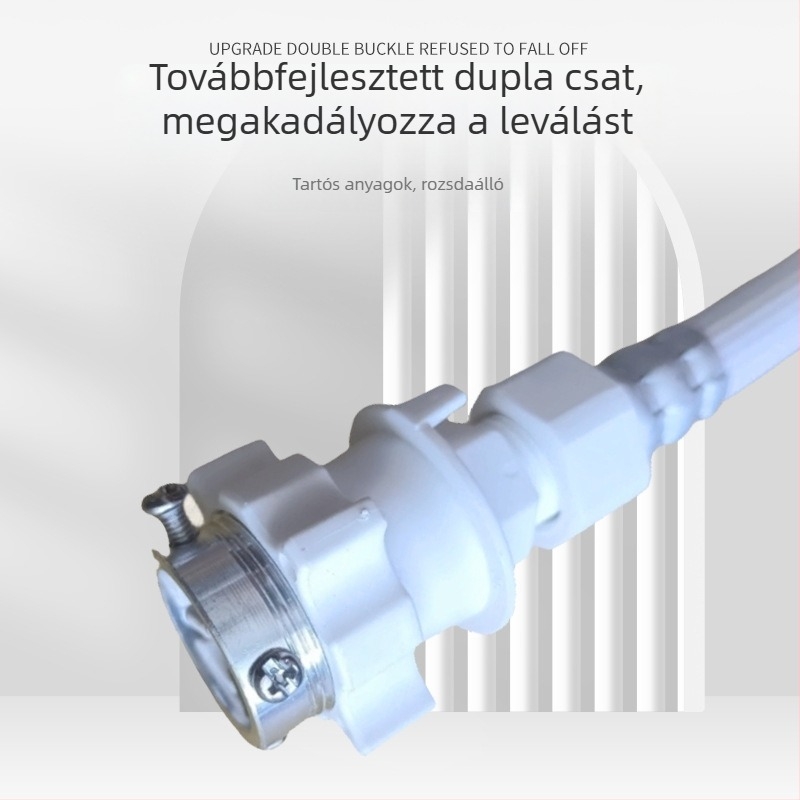 Mosógép vízellátó tömlő hosszabbító, vastított kivitel, robusztus