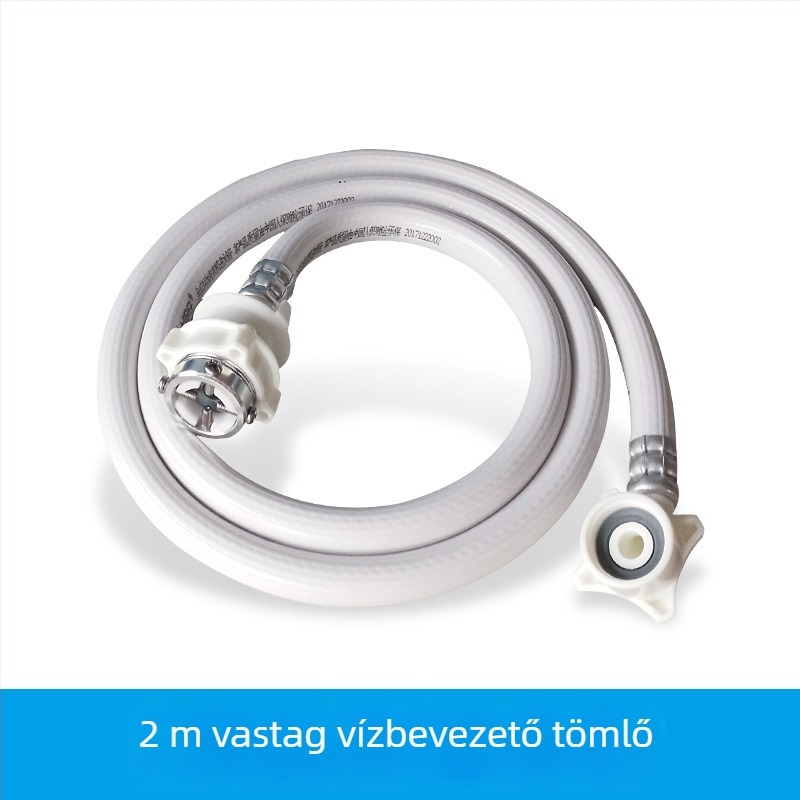 Mosógép vízellátó tömlő hosszabbító, vastított kivitel, robusztus