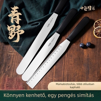 Torta díszítő spatula, krém spatula, derékszögű spatula, kis formából kivehető kés, 8/10 hüvelyk, sütőeszköz