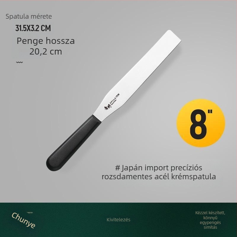 Torta díszítő spatula, krém spatula, derékszögű spatula, kis formából kivehető kés, 8/10 hüvelyk, sütőeszköz