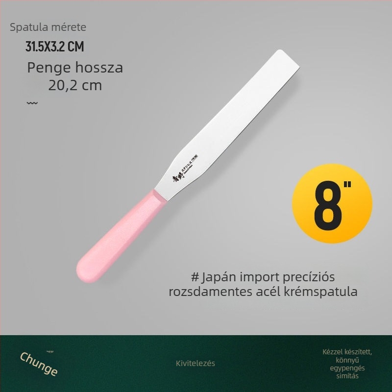 Torta díszítő spatula, krém spatula, derékszögű spatula, kis formából kivehető kés, 8/10 hüvelyk, sütőeszköz