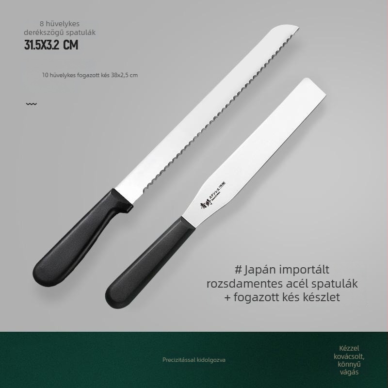 Torta díszítő spatula, krém spatula, derékszögű spatula, kis formából kivehető kés, 8/10 hüvelyk, sütőeszköz
