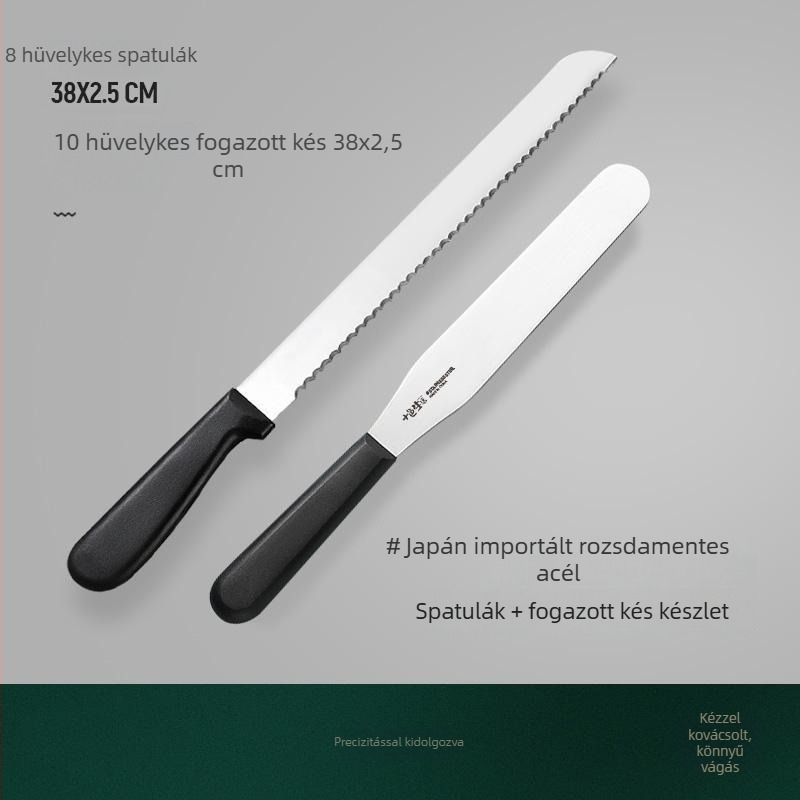 Torta díszítő spatula, krém spatula, derékszögű spatula, kis formából kivehető kés, 8/10 hüvelyk, sütőeszköz