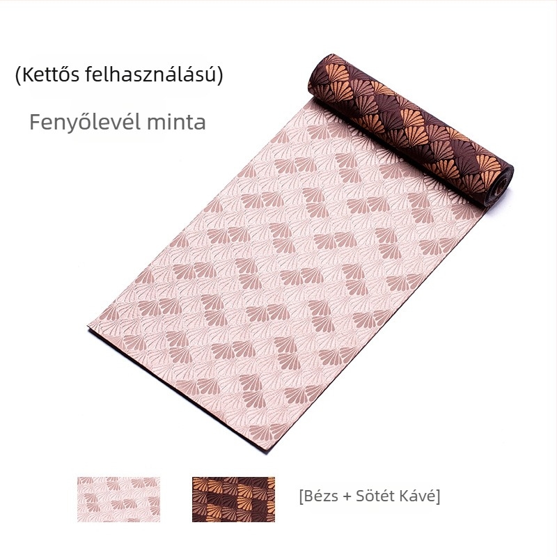 Japán stílusú brokát teafutó, Zen ihletésű textil az asztalra