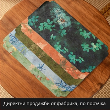 Új kínai stílusú kétoldalas teafedő, könnyű luxussal, magas minőségű utánzattal felhőszálakból, zen retro hosszú teás asztalterítő