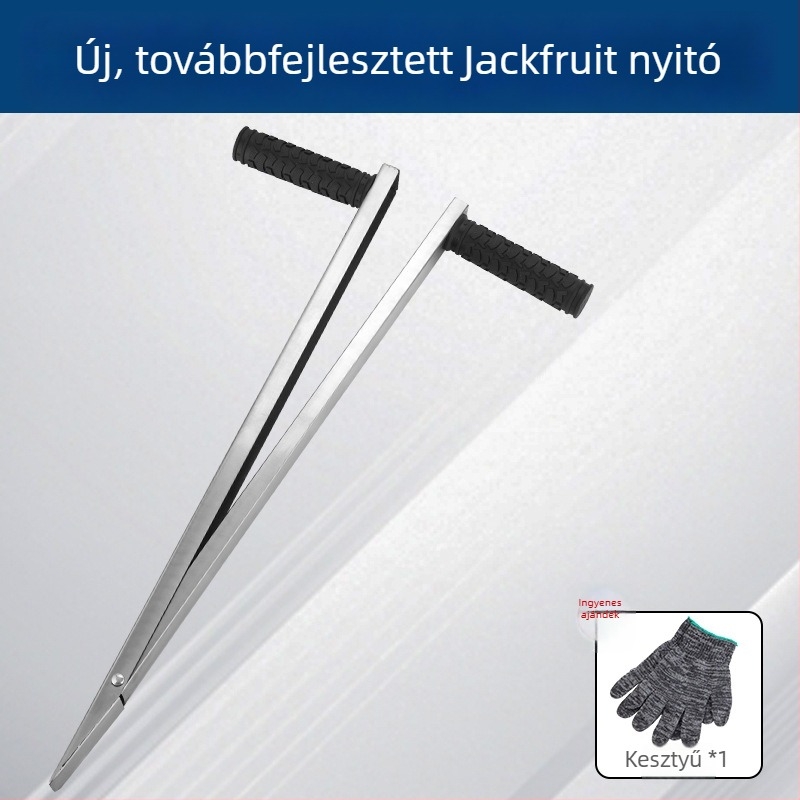 Nagy vastag jackfruit magkivágó eszköz rozsdamentes acél pengével a mag kiemeléséhez és felosztásához