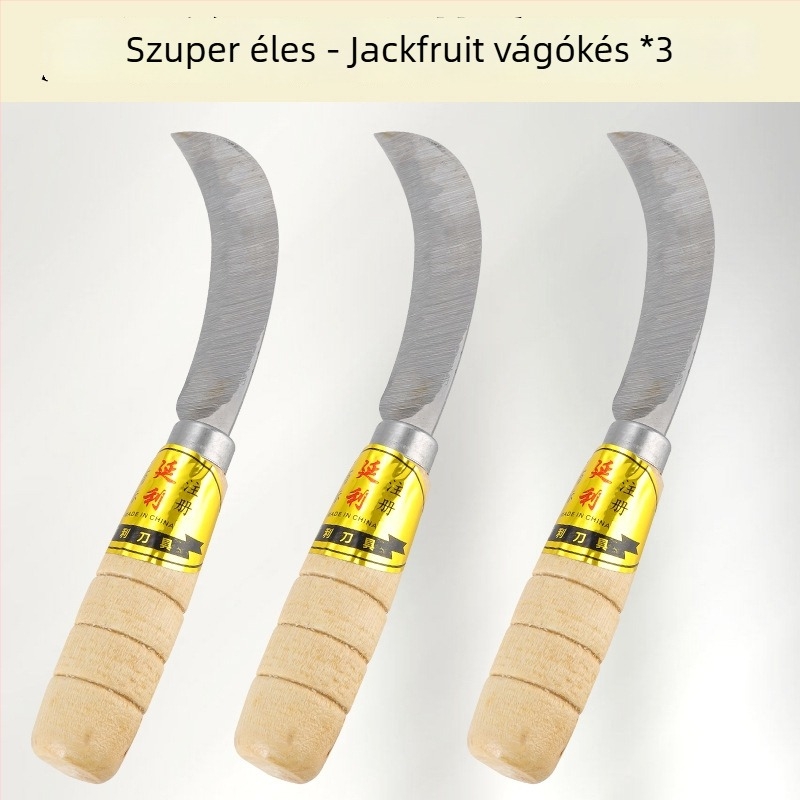 Nagy vastag jackfruit magkivágó eszköz rozsdamentes acél pengével a mag kiemeléséhez és felosztásához