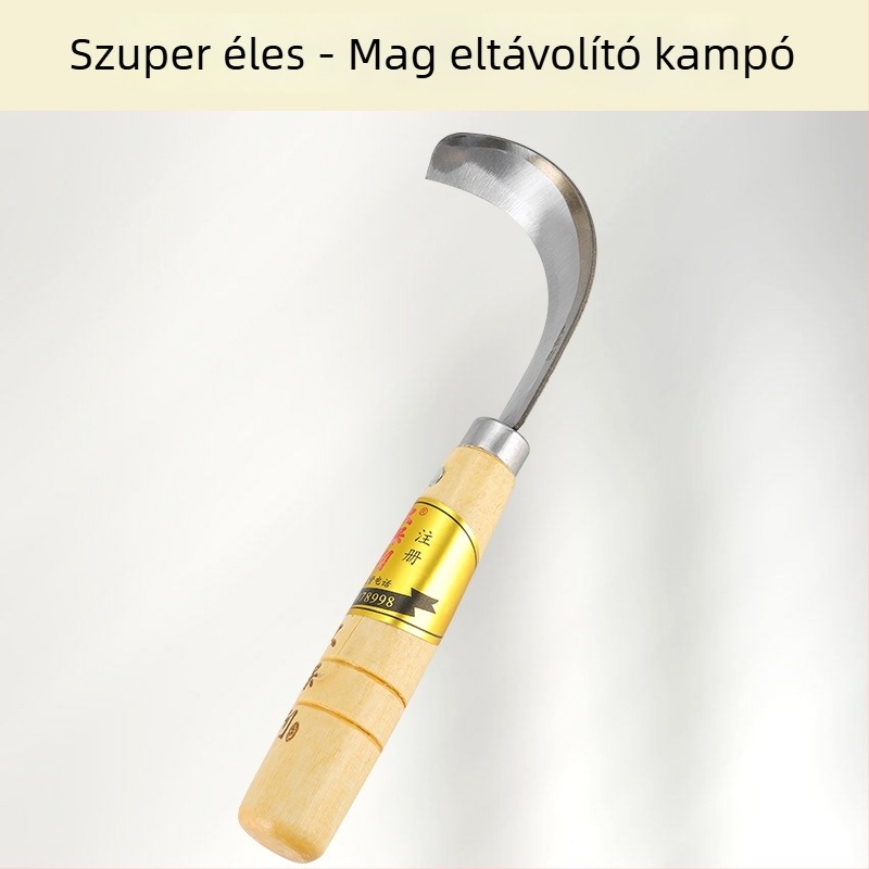 Nagy vastag jackfruit magkivágó eszköz rozsdamentes acél pengével a mag kiemeléséhez és felosztásához