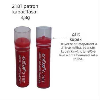 Oktatási fehér tábla írótollak, könnyen törölhetőek, cserélhető töltetekkel és tintapatronokkal, standard fehér táblákhoz