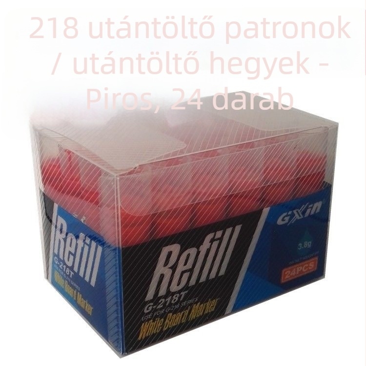 Oktatási fehér tábla írótollak, könnyen törölhetőek, cserélhető töltetekkel és tintapatronokkal, standard fehér táblákhoz