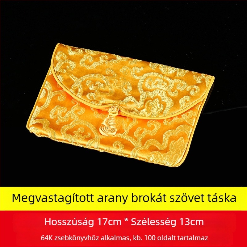 Kézzel készített vászon sutra táska – írásokra, kis és nagy méretben