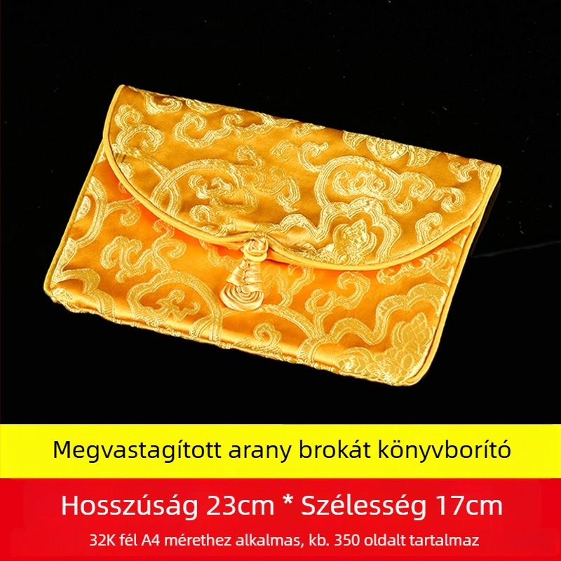 Kézzel készített vászon sutra táska – írásokra, kis és nagy méretben